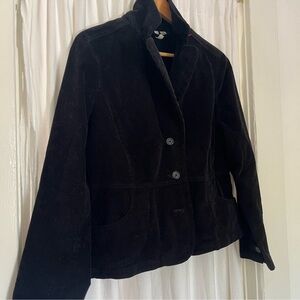 Vintage St. John’s Bay Women's Black Corduroy Blazer